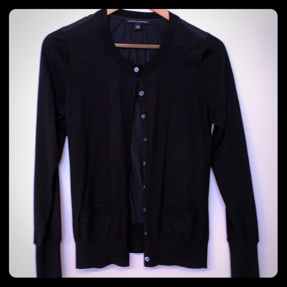 NWOT Banana Republic Black Cardigan